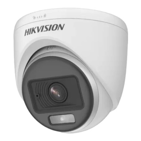 HIKVISION DS-2CE76H0T-ITPFS Ultra-HD IR Wired CCTV Dome Camera, 5MP (White)