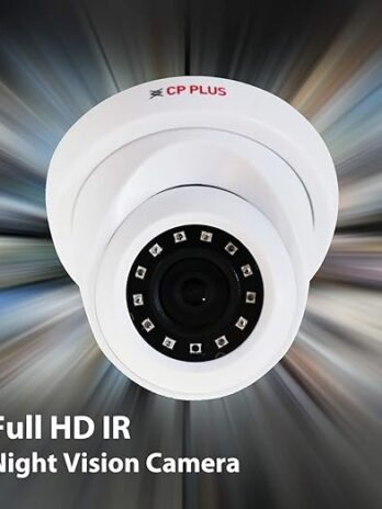 CP PLUS 2.4MP Full HD IR Dome Night Vision Camera, 3.6mm- 1080p CP-VAC-D24L2-V3