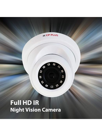 CP PLUS 2.4MP Full HD IR Dome Night Vision Camera, 3.6mm- 1080p CP-VAC-D24L2-V3