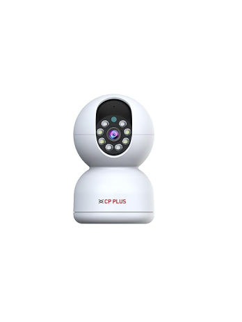 CP PLUS 3MP Smart Wi-fi CCTV Camera | 360° & Full HD Home Security | Full Color Night Vision | 2-Way Talk | Advanced Motion Tracking | SD Card Support (Upto 256GB) | IR Distance 20Mtr | EZ-P31