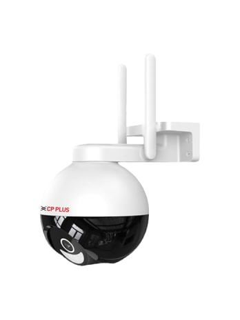 CP PLUS 4MP Wi-fi Full Color Outdoor Smart Security Camera | 360˚ with Pan & Tilt | Two Way Talk | Human Detection | Night Vision | Supports SD Card (Up to 128 GB) | Alexa & OK Google – CP-Z43A