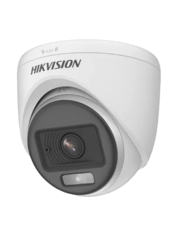 Hikvision 2MP Colorvu Dome Camera Plastic Body 20m DS-2CE70DF0T-PF