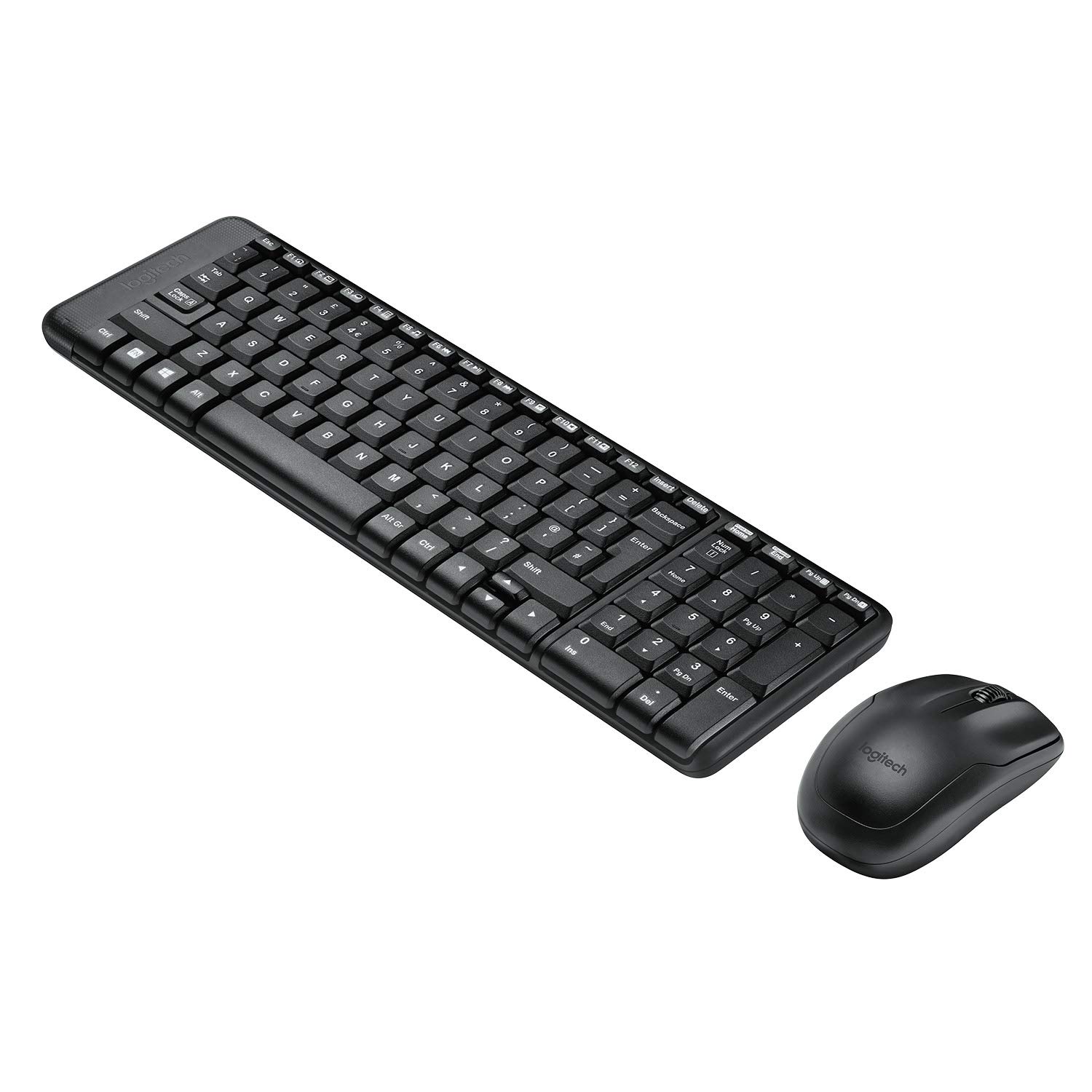 Logitech MK215 Wireless Keyboard and Mouse Combo, 2.4 GHz Wireless, 3 Years Warranty, Compact Design, 2-Year Battery Life(Keyboard),5 Month Battery Life(Mouse) PC/Laptop- Black - Image 3