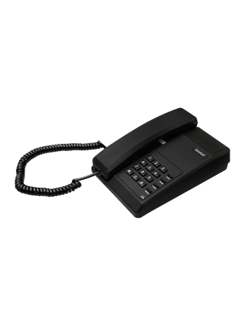 Beetel B11 Corded Landline Phone, Ringer Volume Control, LED for Ring Indication, Wall/Desk Mountable, Classic Design, Clear Call Quality, Mute/Pause/Flash/Redial Function (Made in India)(Black)(B11)